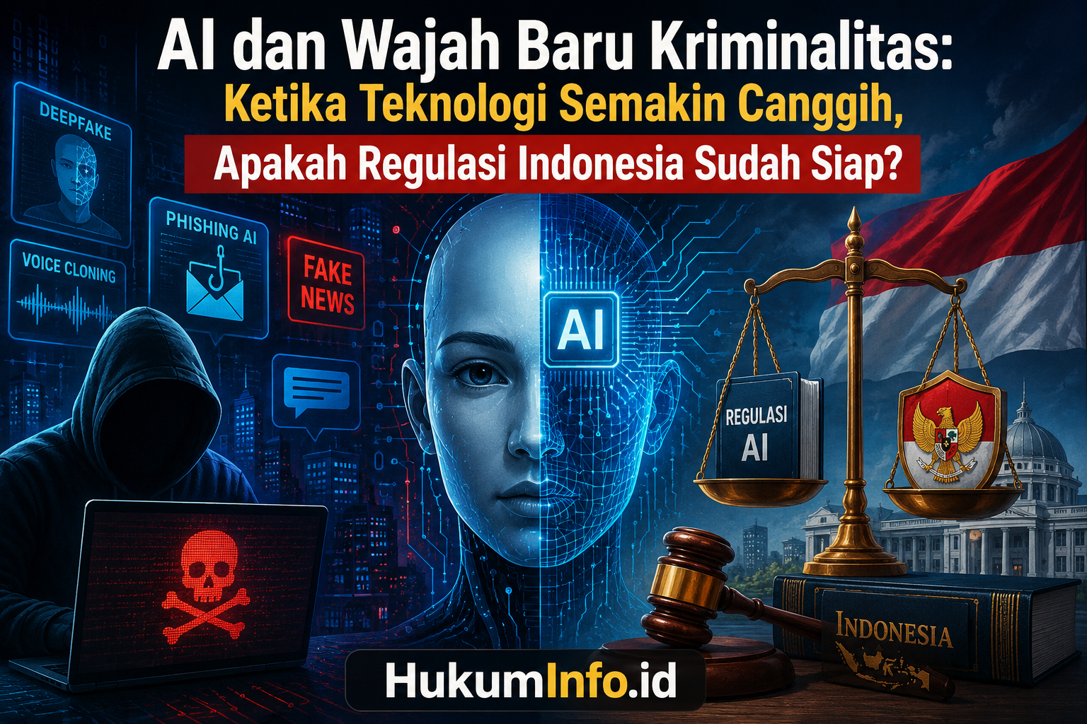 AI dan Wajah Baru Kriminalitas: Ketika Teknologi Semakin Canggih, Apakah Regulasi Indonesia Sudah Siap?