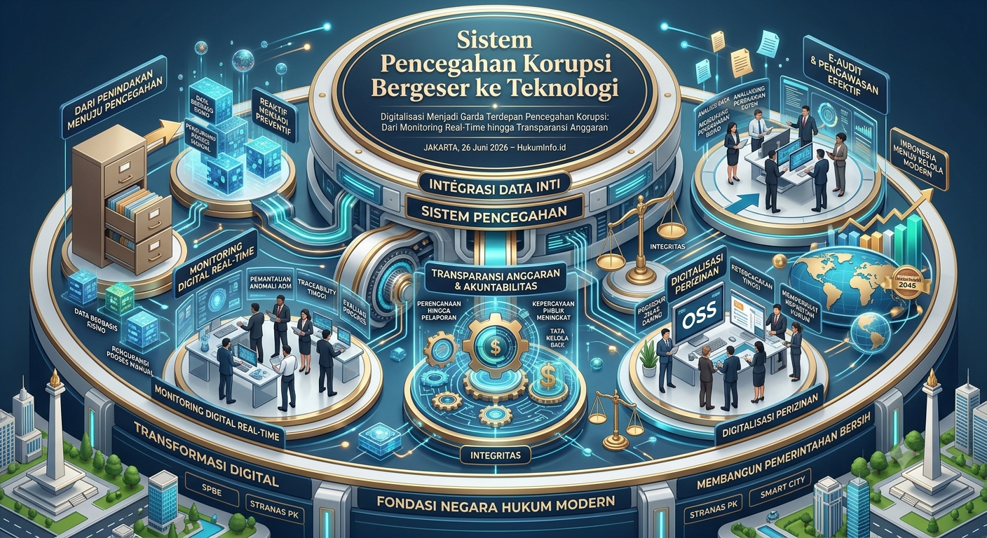 Sistem Pencegahan Korupsi Bergeser ke Teknologi