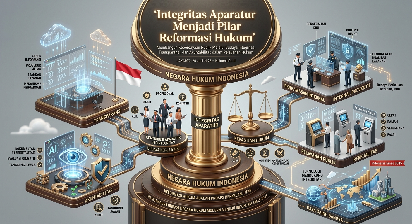 Integritas Aparatur Menjadi Pilar Reformasi Hukum