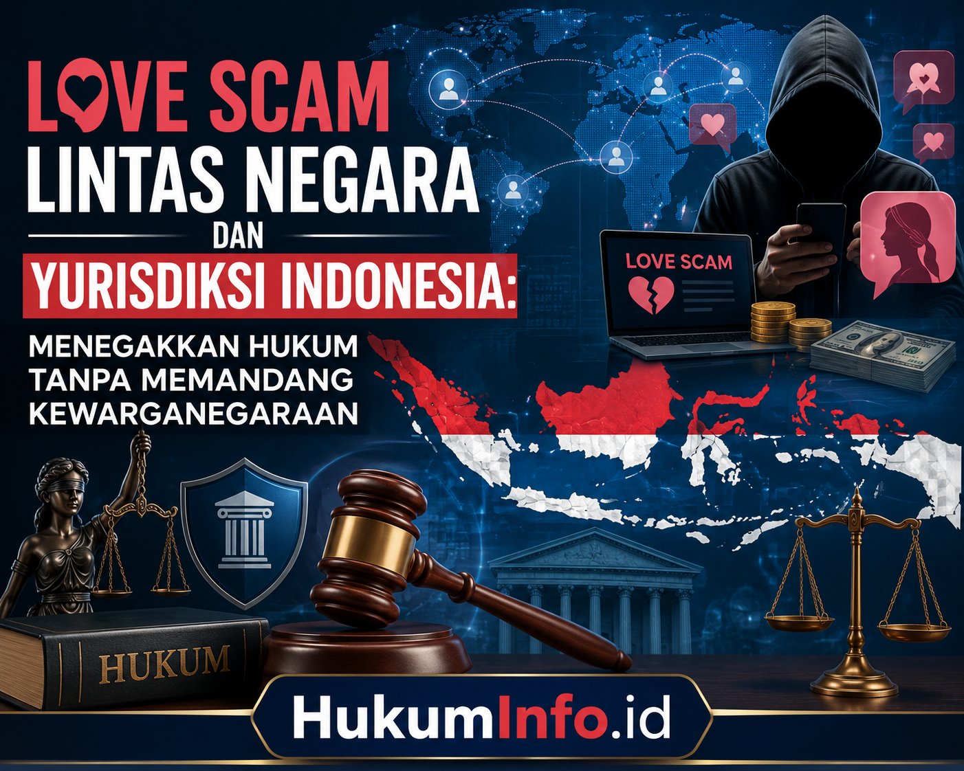 Love Scam Lintas Negara dan Yurisdiksi Indonesia: Menegakkan Hukum Tanpa Memandang Kewarganegaraan