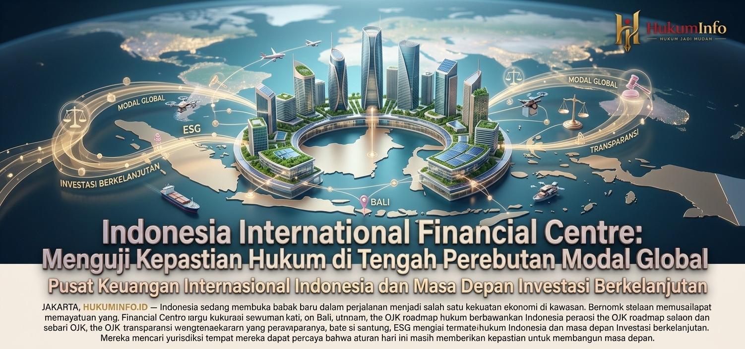 Indonesia International Financial Centre: Menguji Kepastian Hukum di Tengah Perebutan Modal Global