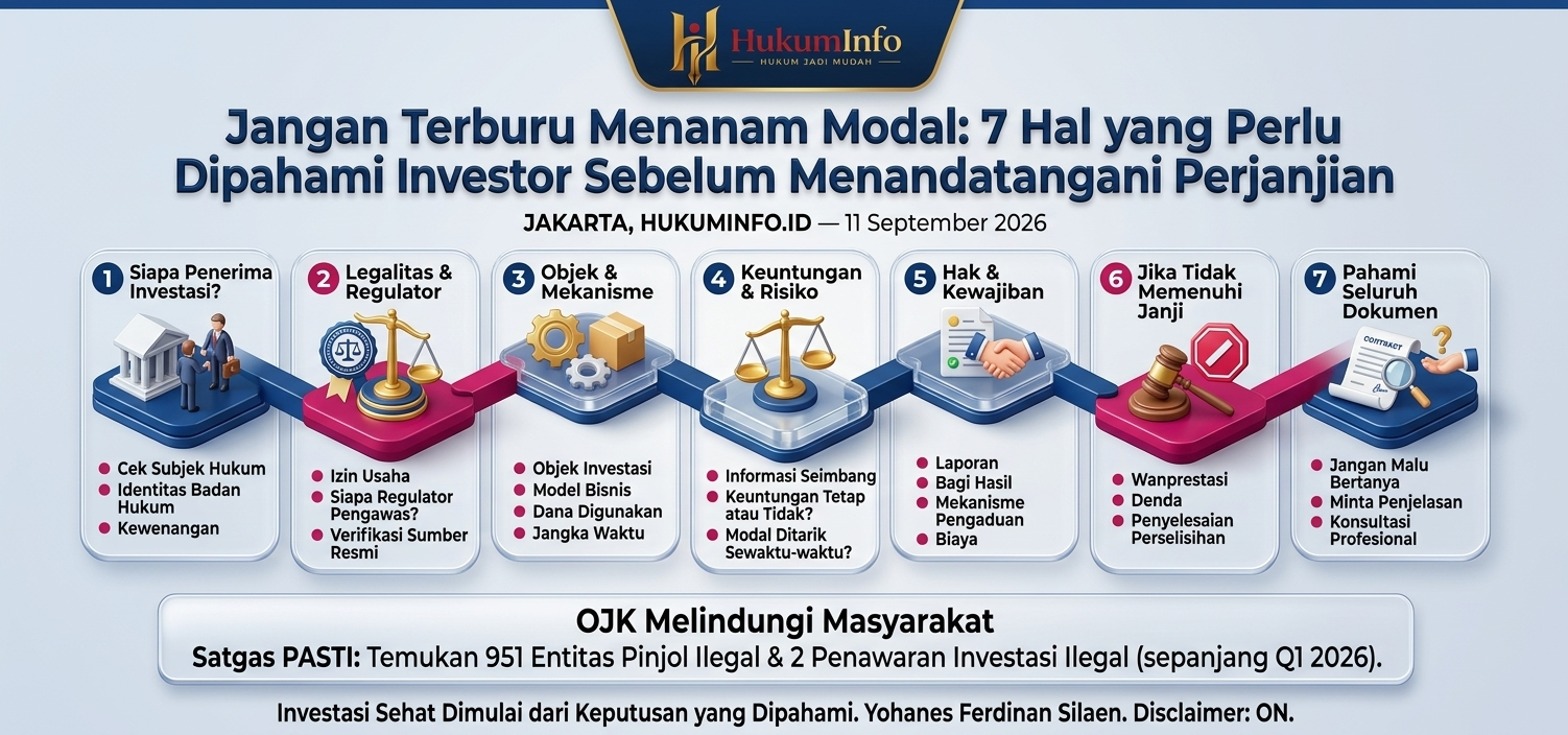Jangan Terburu Menanam Modal: 7 Hal yang Perlu Dipahami Investor Sebelum Menandatangani Perjanjian