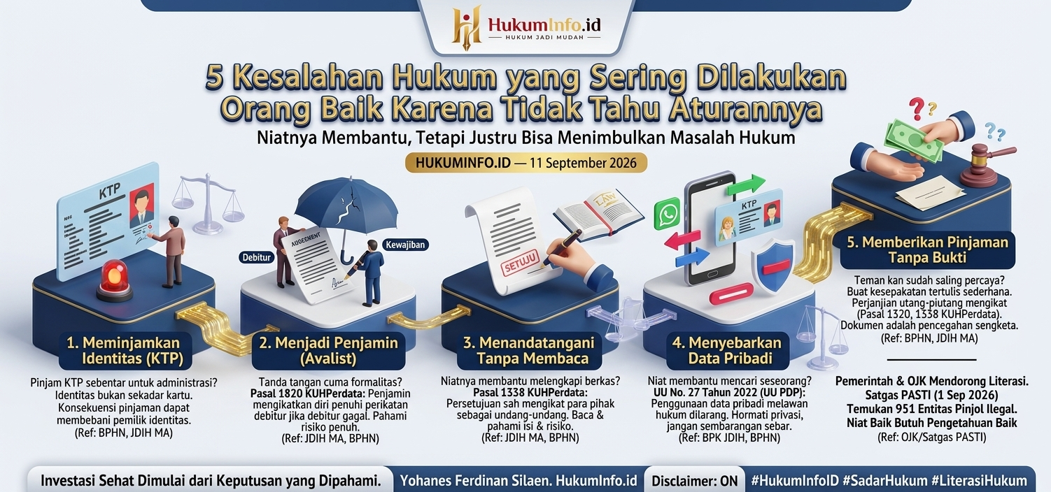 5 Kesalahan Hukum yang Sering Dilakukan Orang Baik Karena Tidak Tahu Aturannya