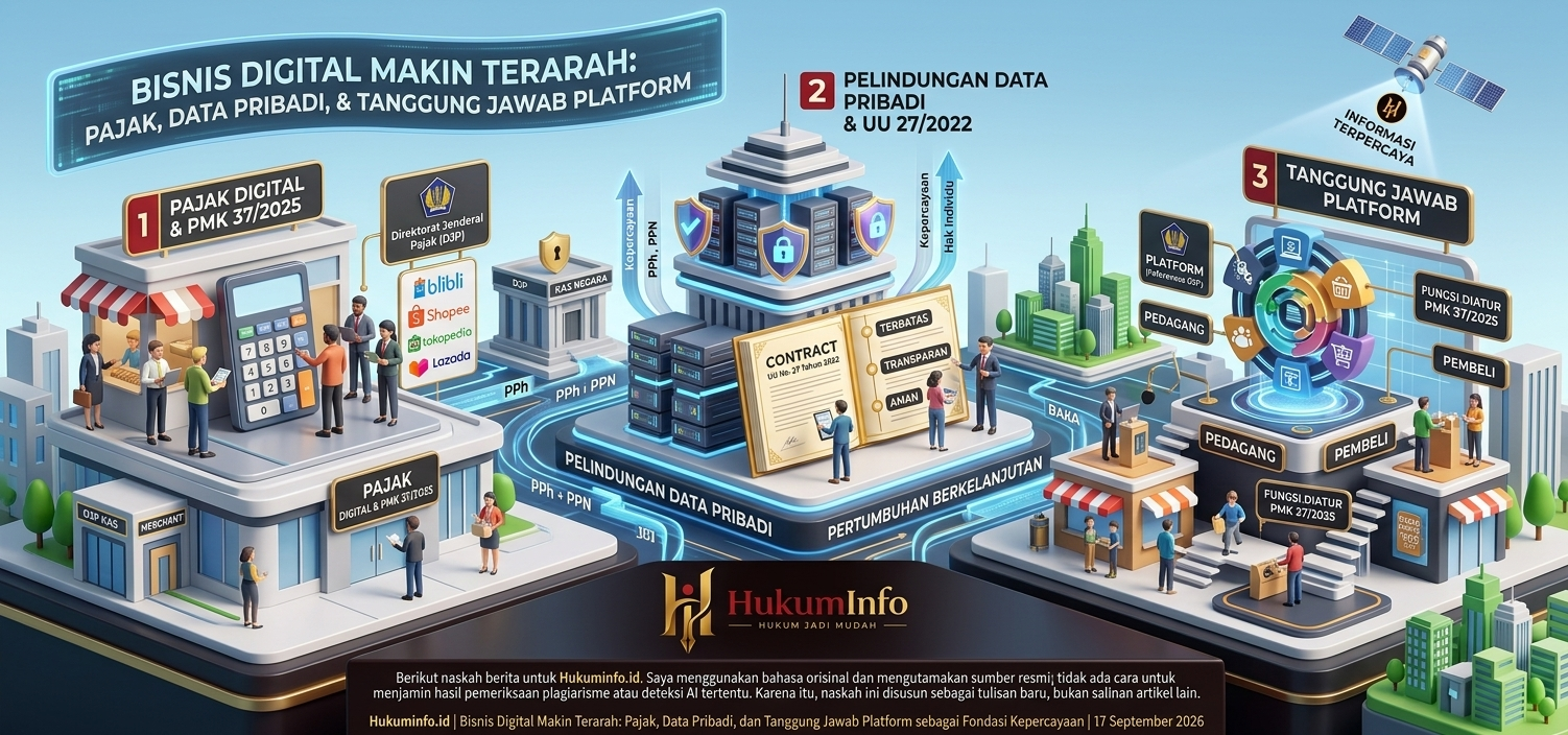 Bisnis Digital Makin Terarah: Pajak, Data Pribadi, dan Tanggung Jawab Platform sebagai Fondasi Kepercayaan